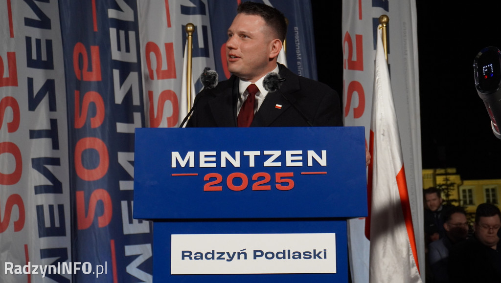 Sławomir Mentzen w Radzyniu