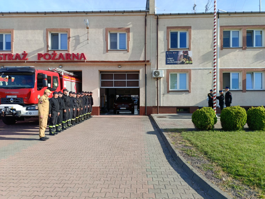 Dzień Flagi w komendzie PSP