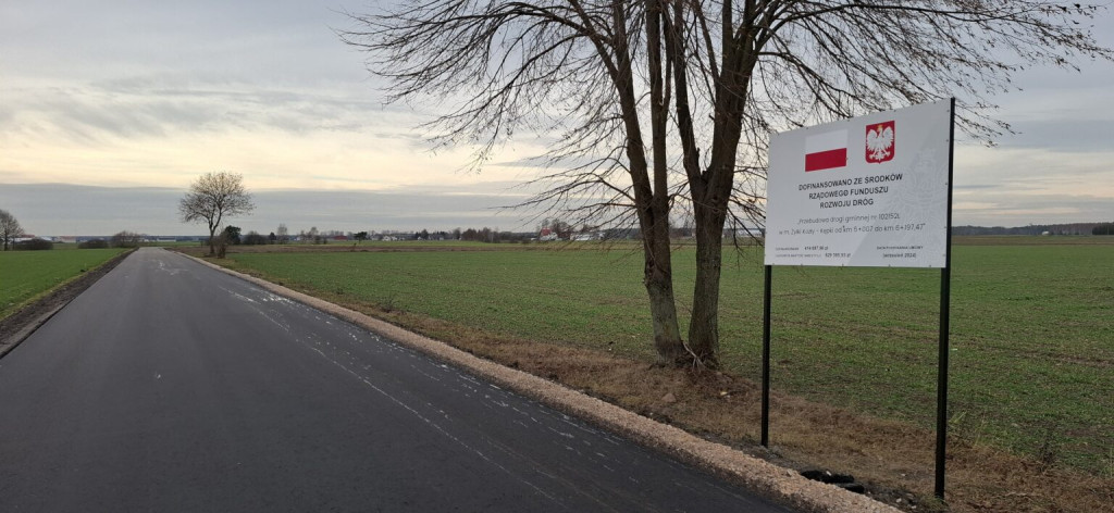 Przebudowy dróg w gminie Ulan-Majorat