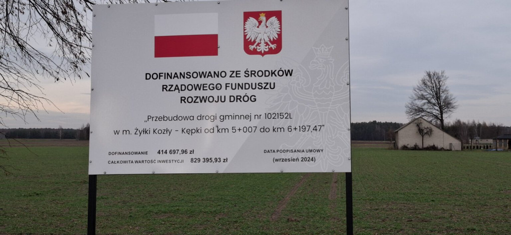 Przebudowy dróg w gminie Ulan-Majorat