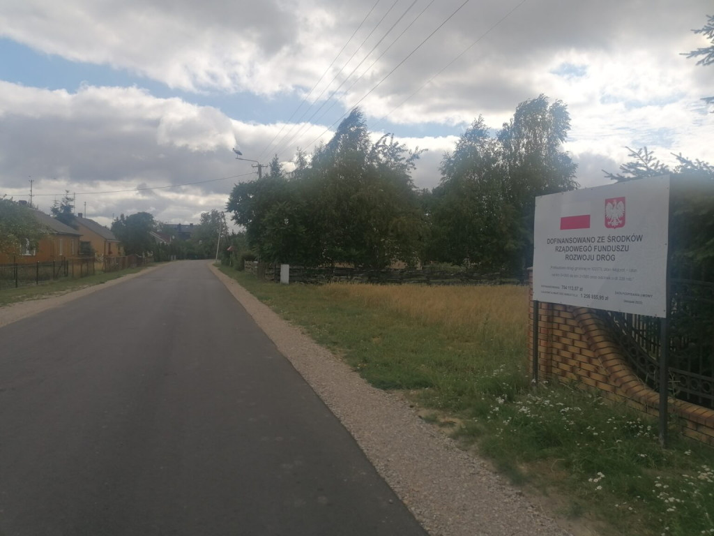Przebudowy dróg w gminie Ulan-Majorat