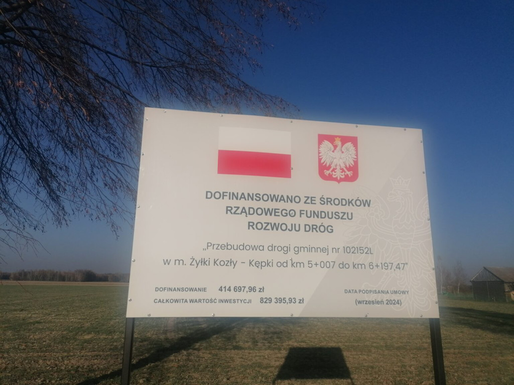 Przebudowy dróg w gminie Ulan-Majorat