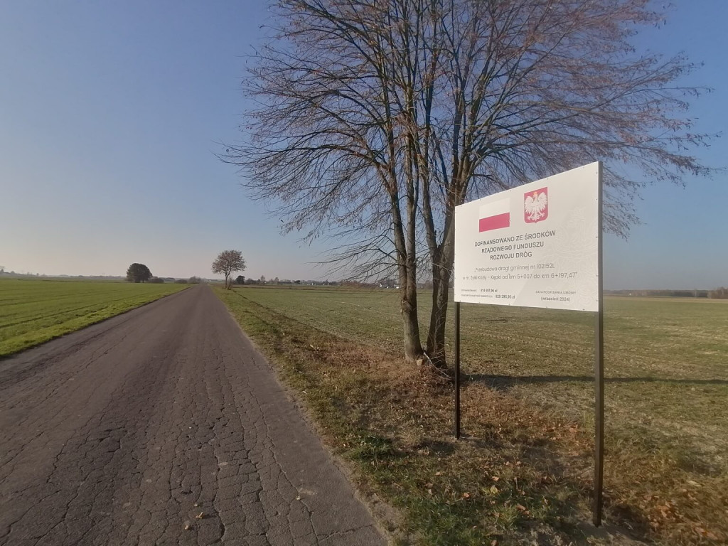 Przebudowy dróg w gminie Ulan-Majorat