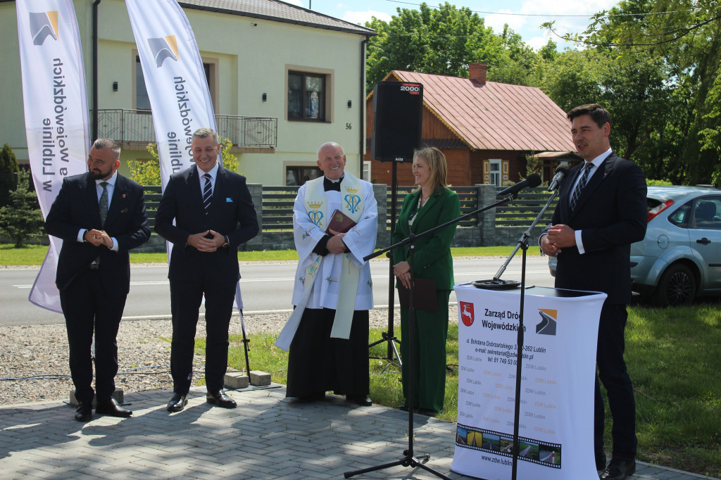 Otwarcie wyremontowanej drogi w Żeliźnie