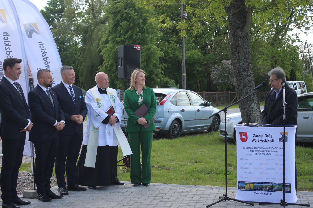 Otwarcie wyremontowanej drogi w Żeliźnie