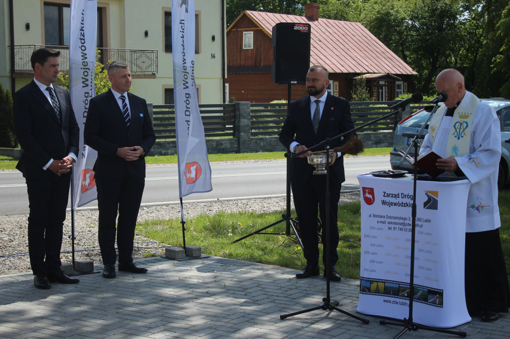 Otwarcie wyremontowanej drogi w Żeliźnie