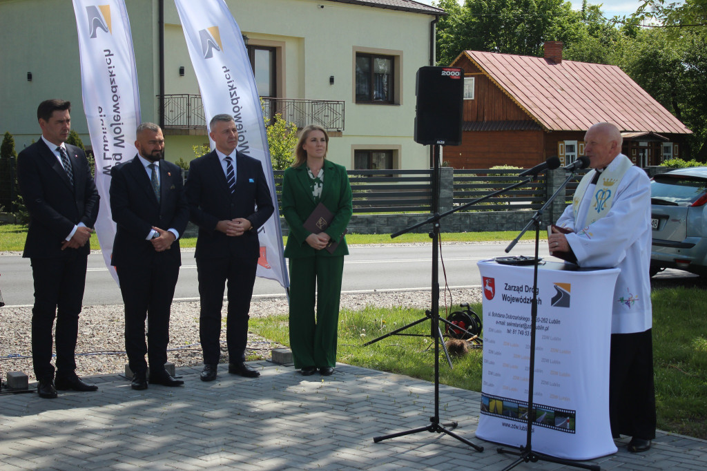 Otwarcie wyremontowanej drogi w Żeliźnie