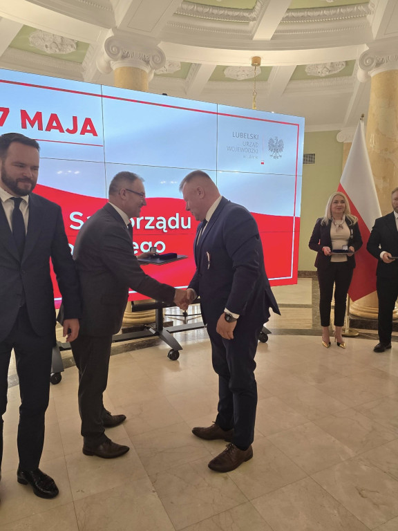 Odznaczenie wójta Jarosława Koczkodaja