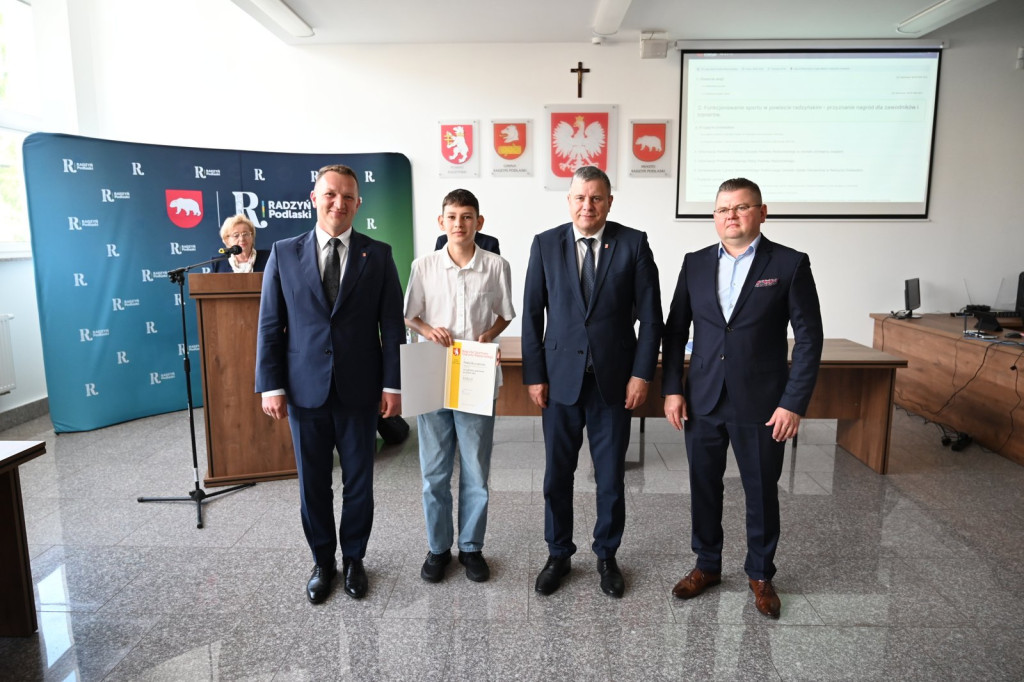 Wręczenie nagród za osiągnięcia sportowe