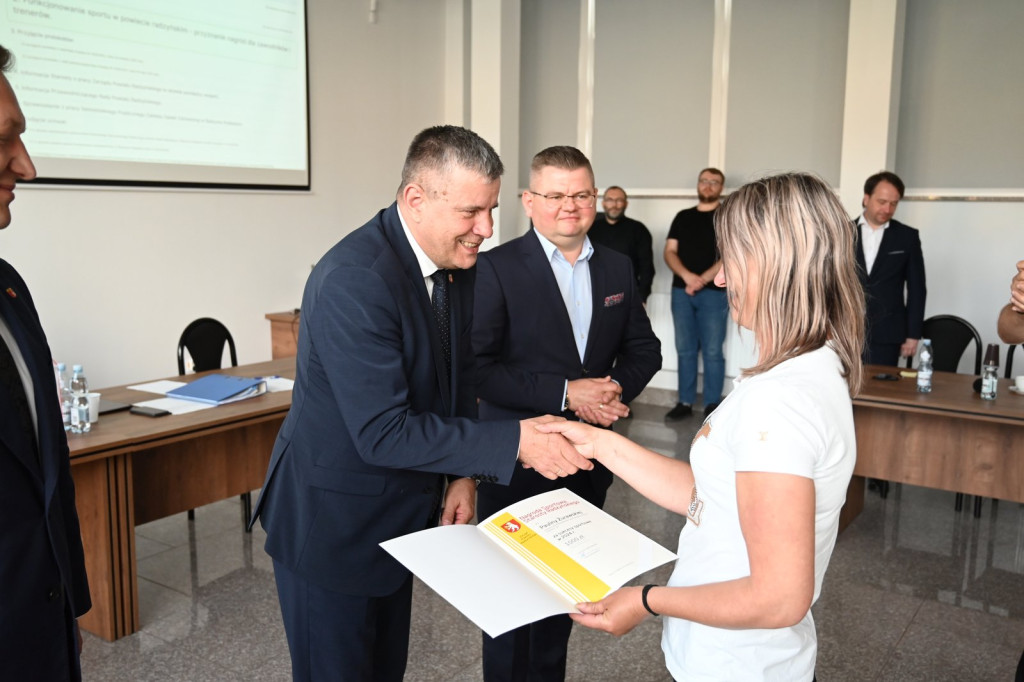 Wręczenie nagród za osiągnięcia sportowe