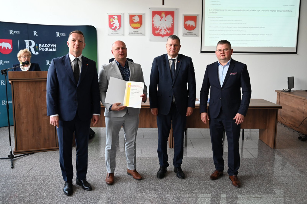 Wręczenie nagród za osiągnięcia sportowe