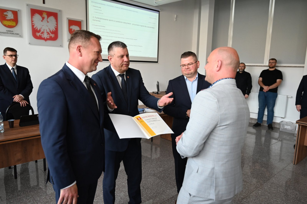 Wręczenie nagród za osiągnięcia sportowe