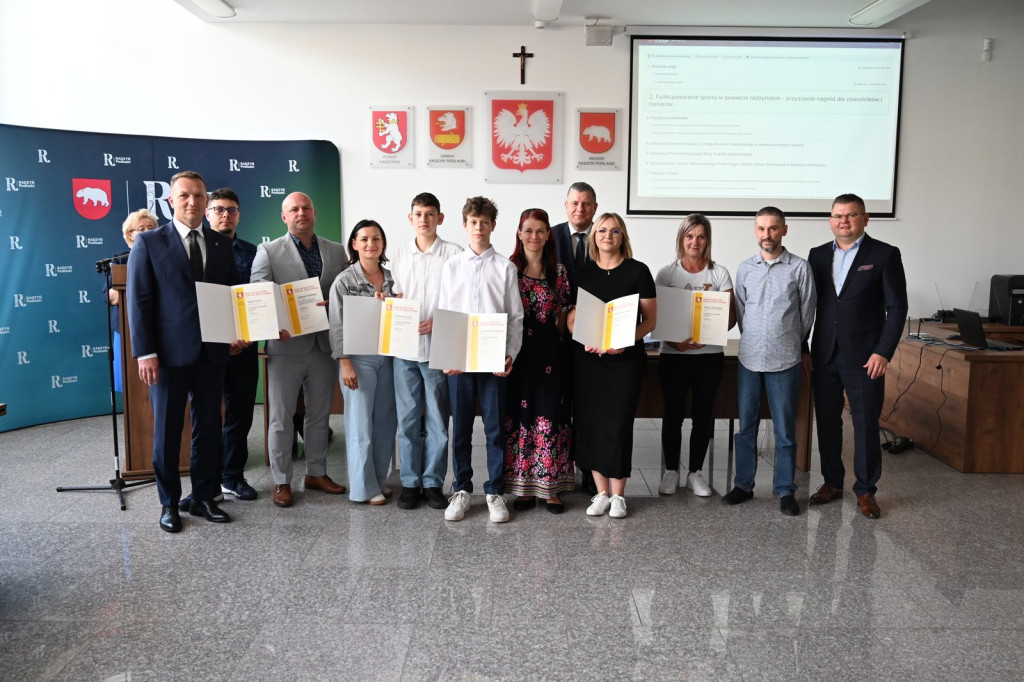 Wręczenie nagród za osiągnięcia sportowe