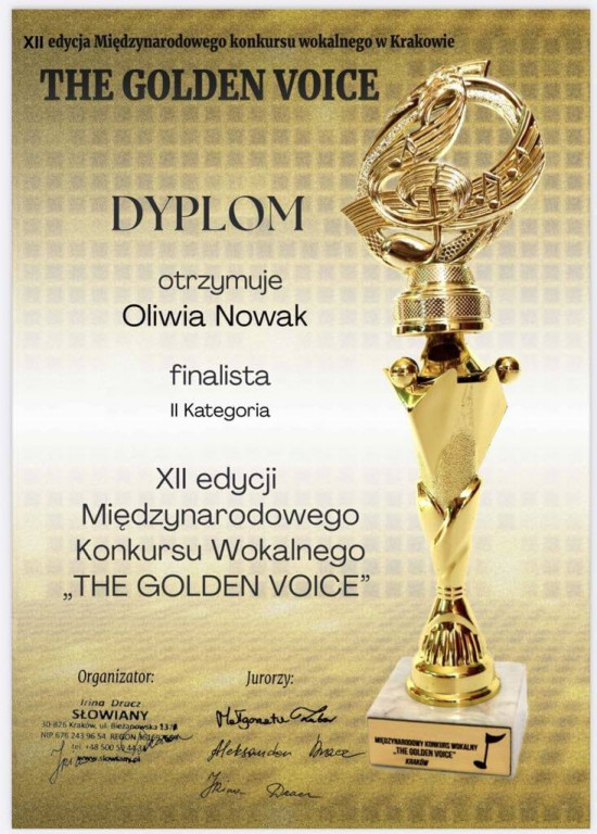 Seria sukcesów Oliwii Nowak