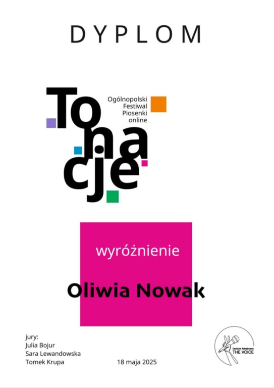Seria sukcesów Oliwii Nowak