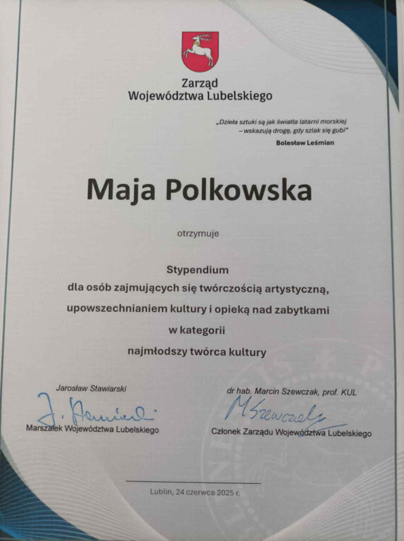 Uczniowie z gm. Ulan ze stypendiami marszałka