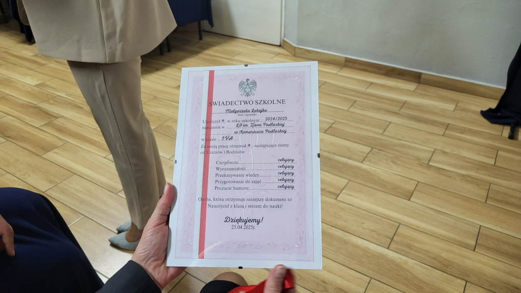 Zakończenie roku szkolnego w LO w Komarówce