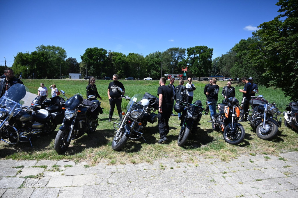 Parada motocyklistów w Radzyniu