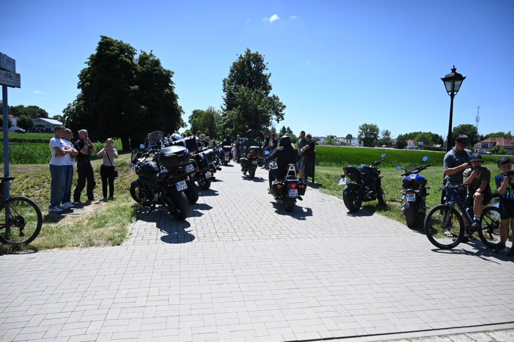 Parada motocyklistów w Radzyniu