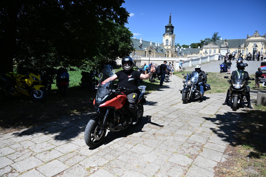 Parada motocyklistów w Radzyniu