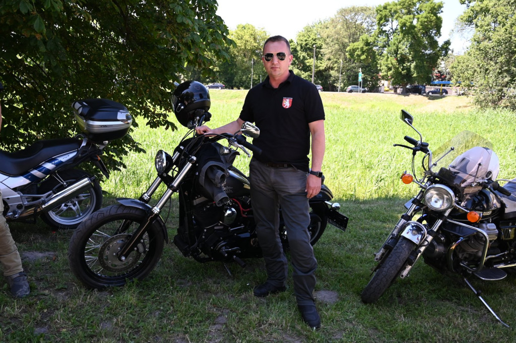 Parada motocyklistów w Radzyniu