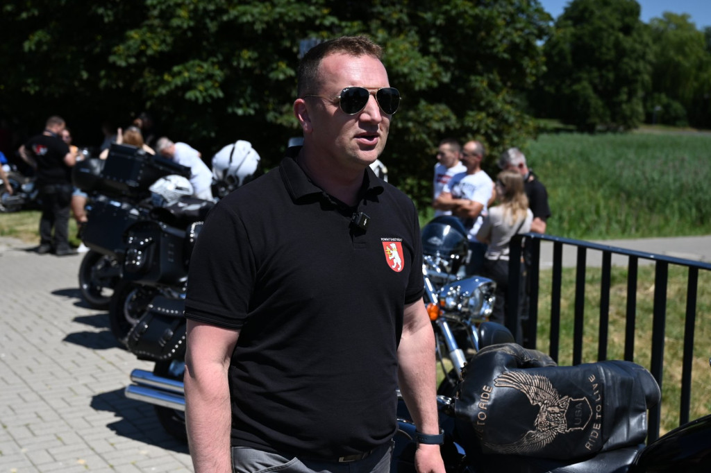 Parada motocyklistów w Radzyniu