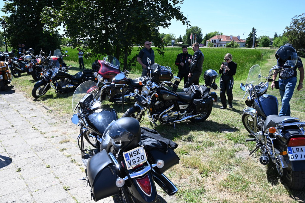 Parada motocyklistów w Radzyniu