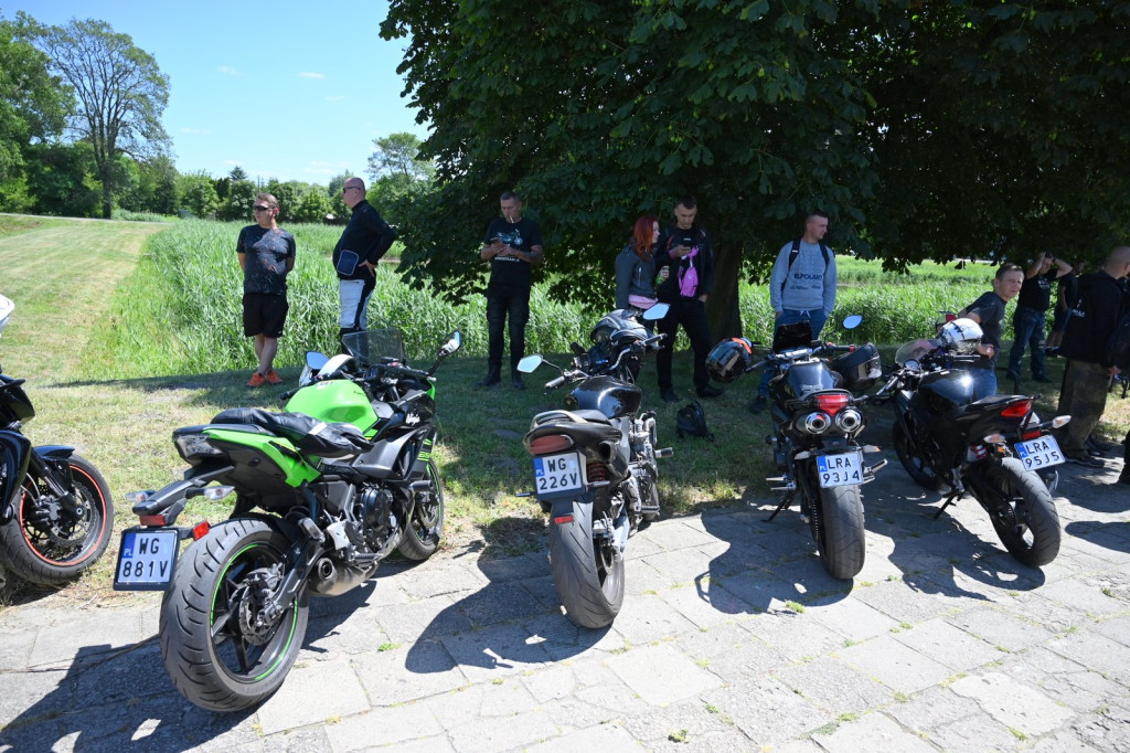 Parada motocyklistów w Radzyniu