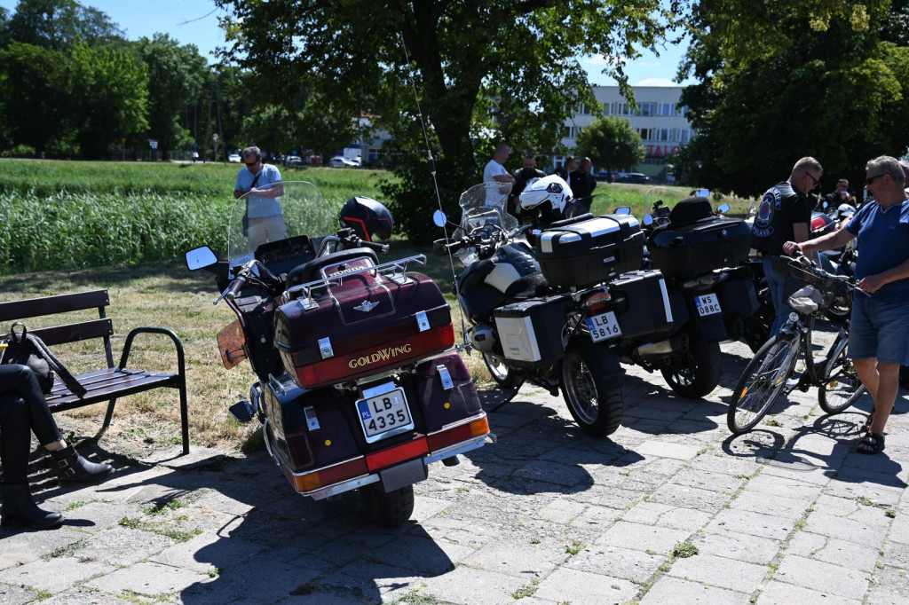 Parada motocyklistów w Radzyniu