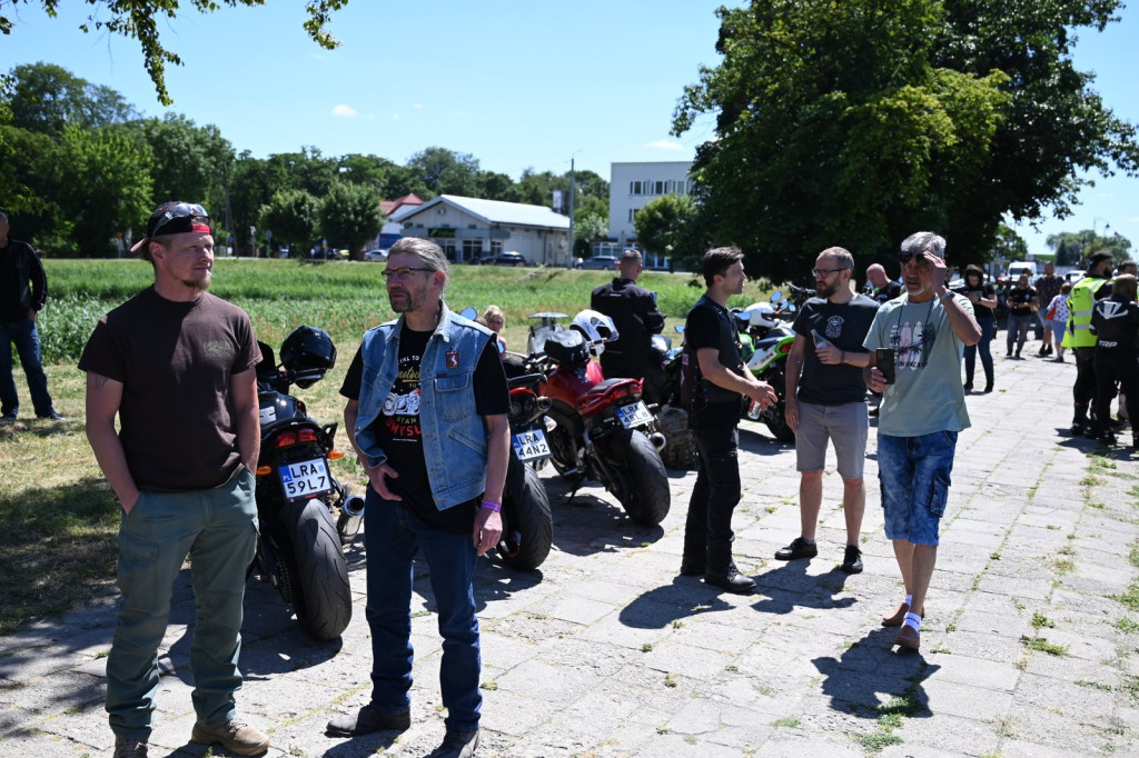 Parada motocyklistów w Radzyniu
