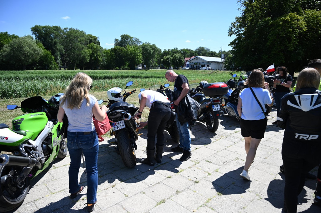 Parada motocyklistów w Radzyniu