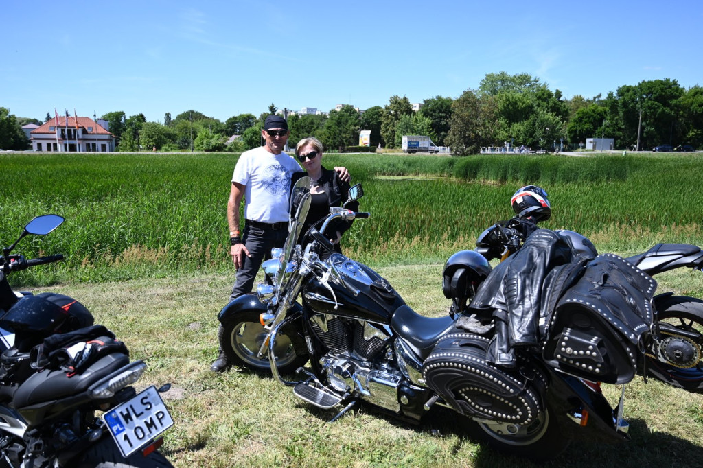 Parada motocyklistów w Radzyniu