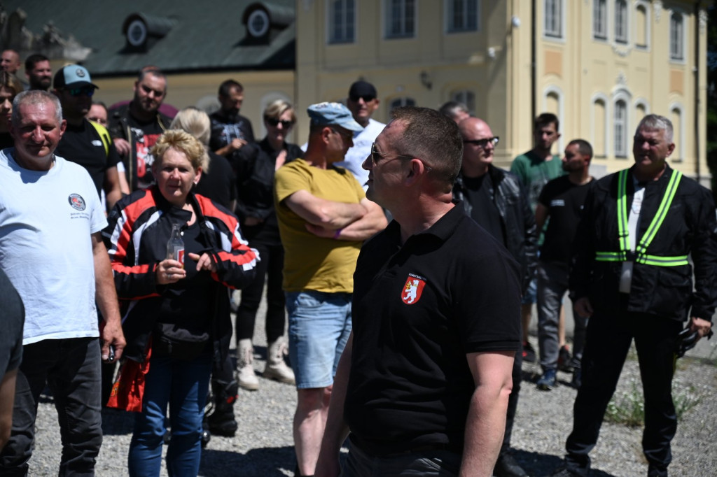 Parada motocyklistów w Radzyniu