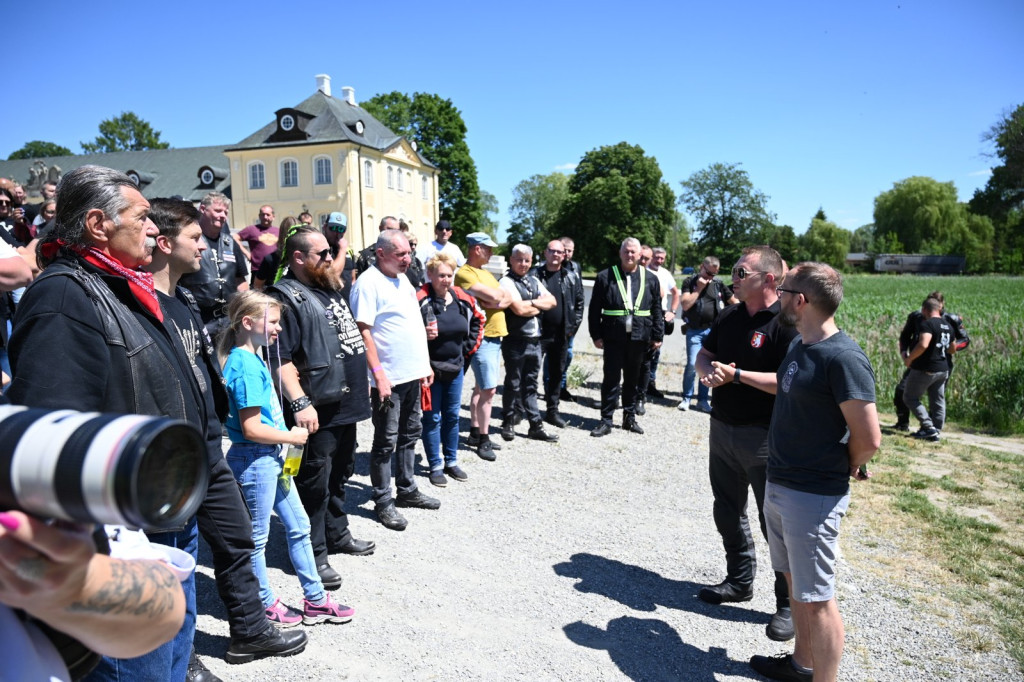 Parada motocyklistów w Radzyniu