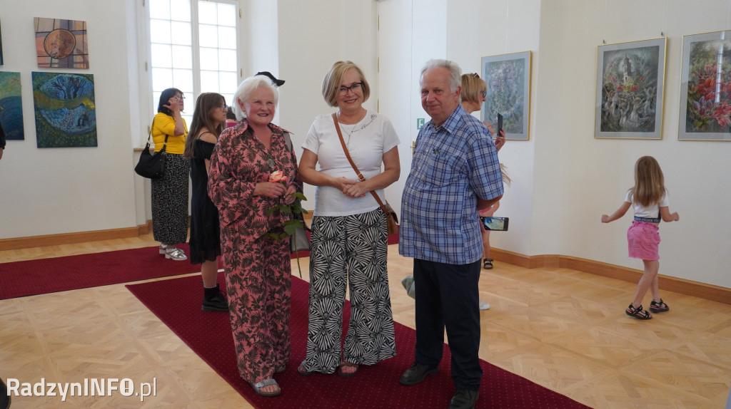 Wystawa uczestników pleneru malarskiego w Radzyniu