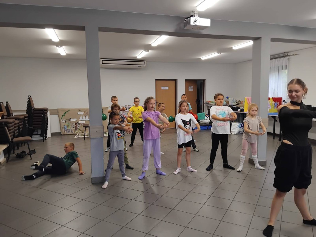 Zajęcia w GCK w Komarówce w I połowie lipca