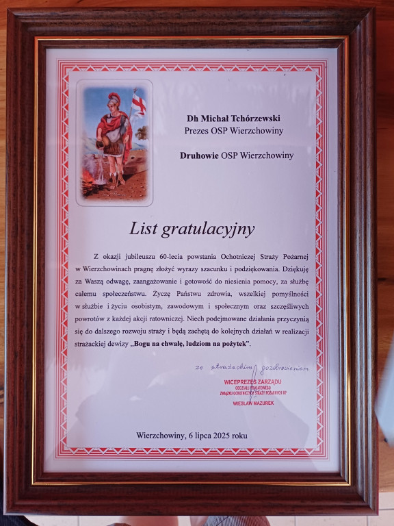 Obchody 60-lecia OSP w Wierzchowinach
