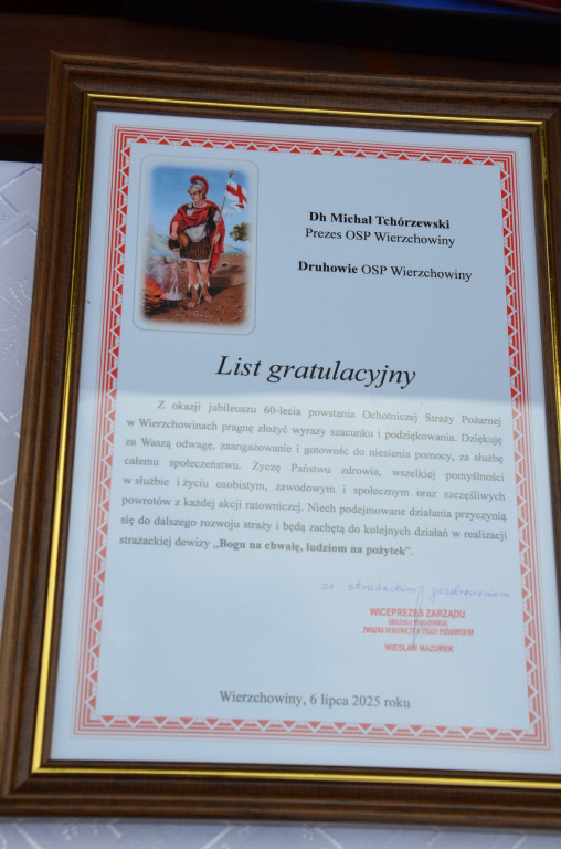 Obchody 60-lecia OSP w Wierzchowinach