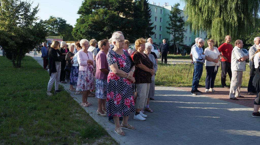 Wyjście pielgrzymów z Radzynia