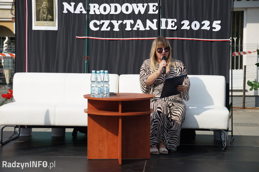 Narodowe Czytanie 2025 w Radzyniu