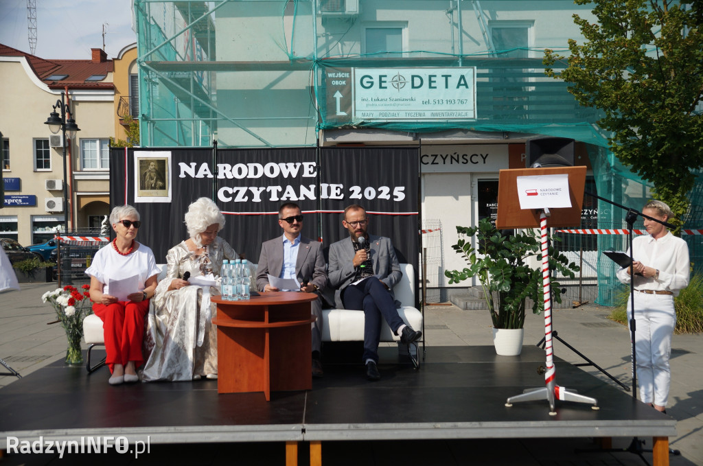 Narodowe Czytanie 2025 w Radzyniu