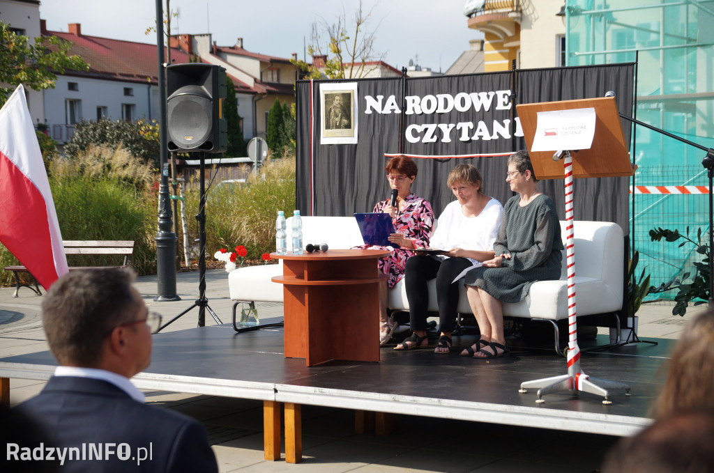 Narodowe Czytanie 2025 w Radzyniu