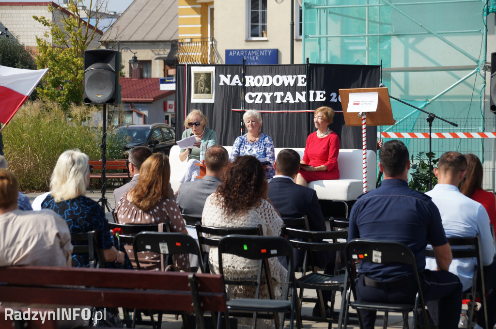 Narodowe Czytanie 2025 w Radzyniu