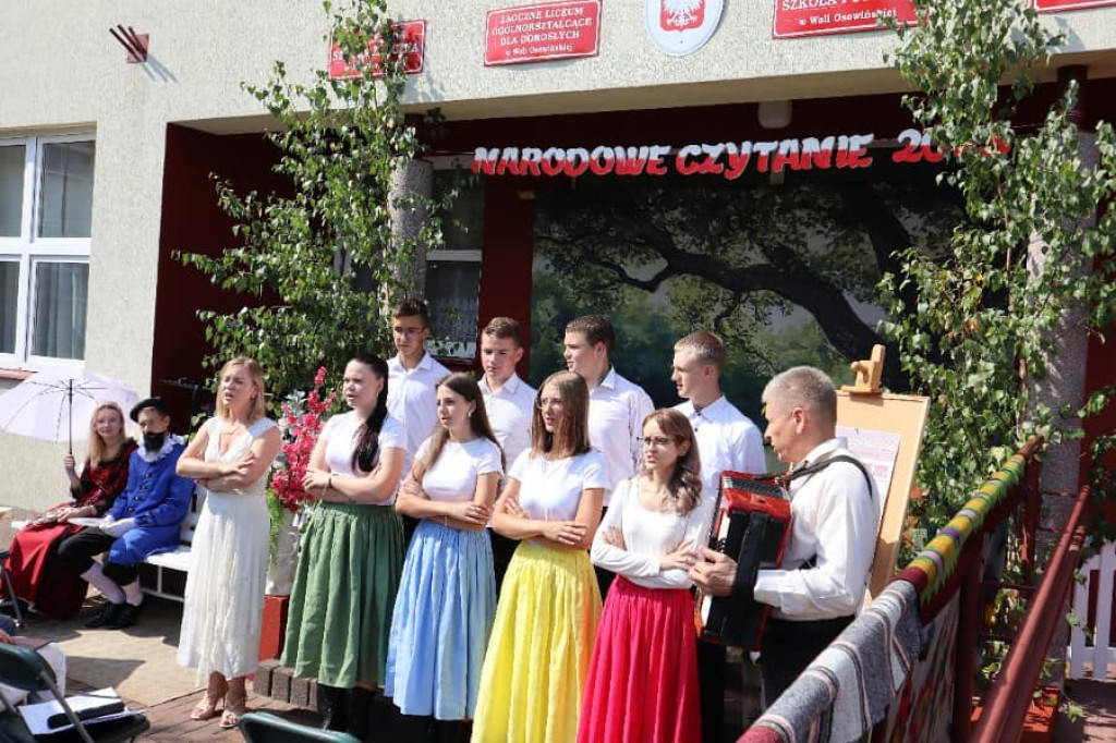 Narodowe Czytanie 2025 w ZSR w Woli Osowińskiej