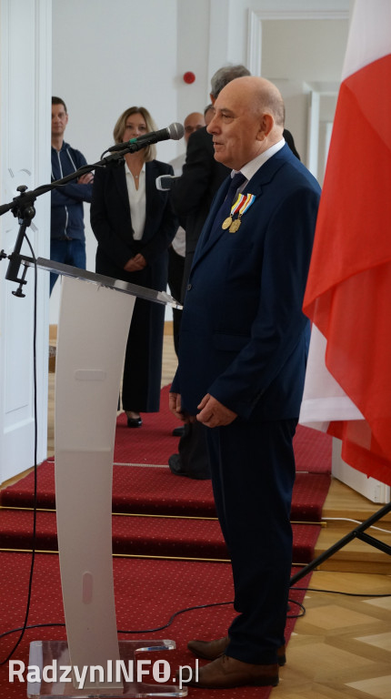 Uroczystość wręczenia odznaczeń w Radzyniu