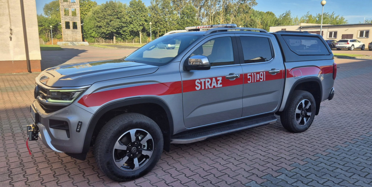 Nowy samochód radzyńskich strażaków