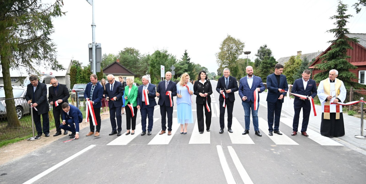 Otwarcie drogi Lisiowólka-Ostrówki