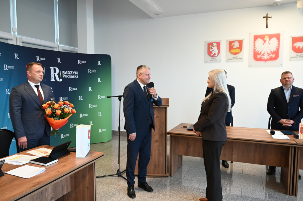 Pożegnanie szefowej Sanepidu na sesji Rady Powiatu