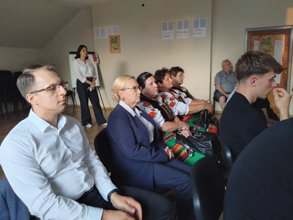 Spotkanie z młodzieżą w Maryninie