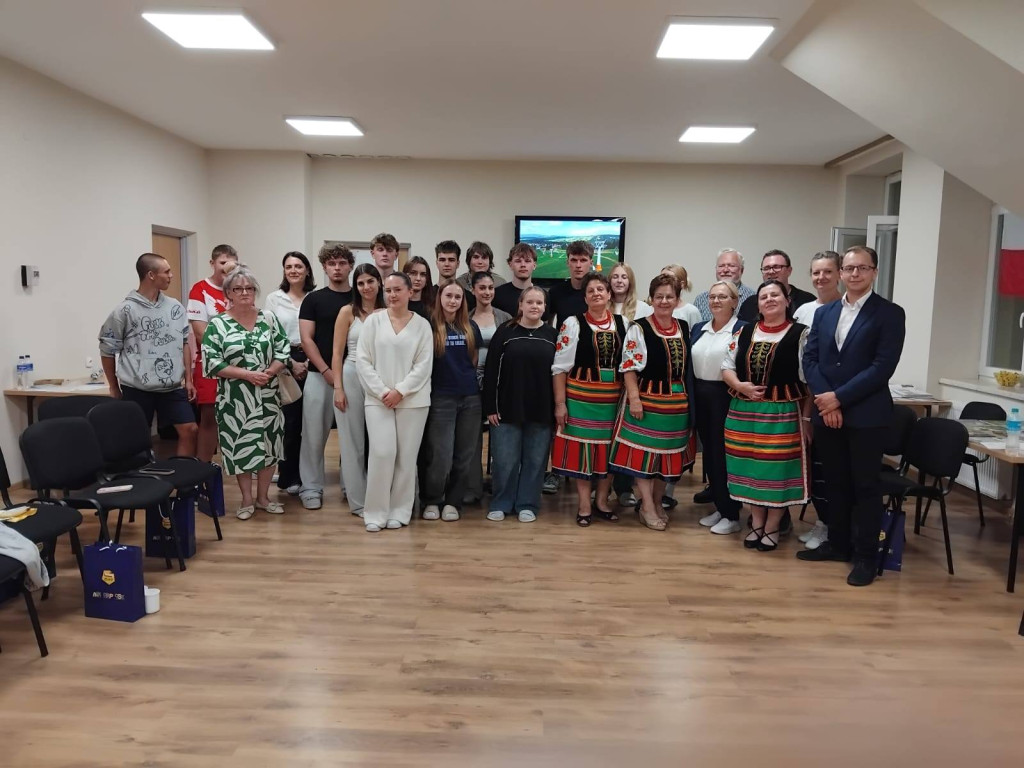 Spotkanie z młodzieżą w Maryninie